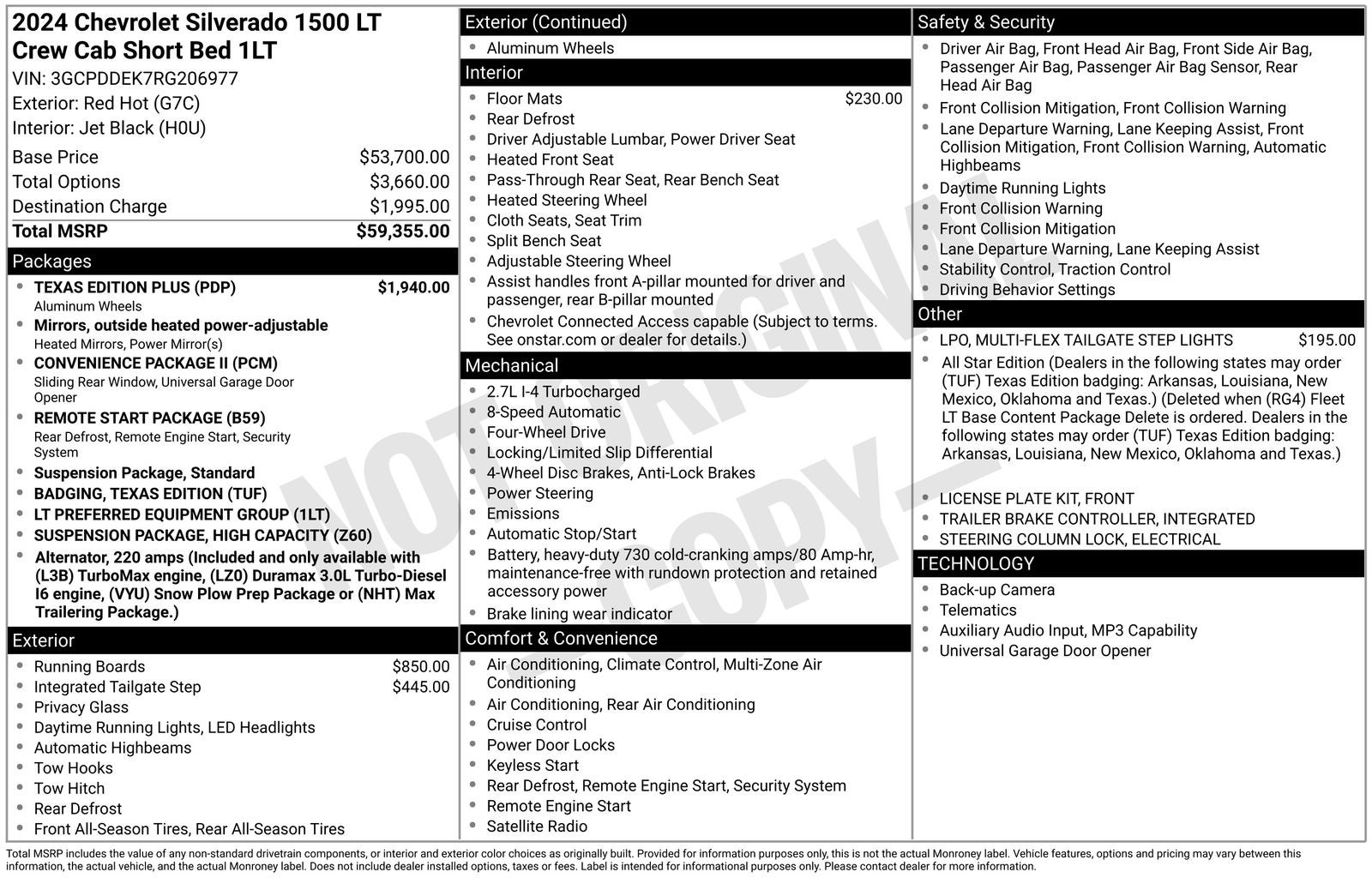 2024 Chevrolet Silverado 1500 LT LT1
