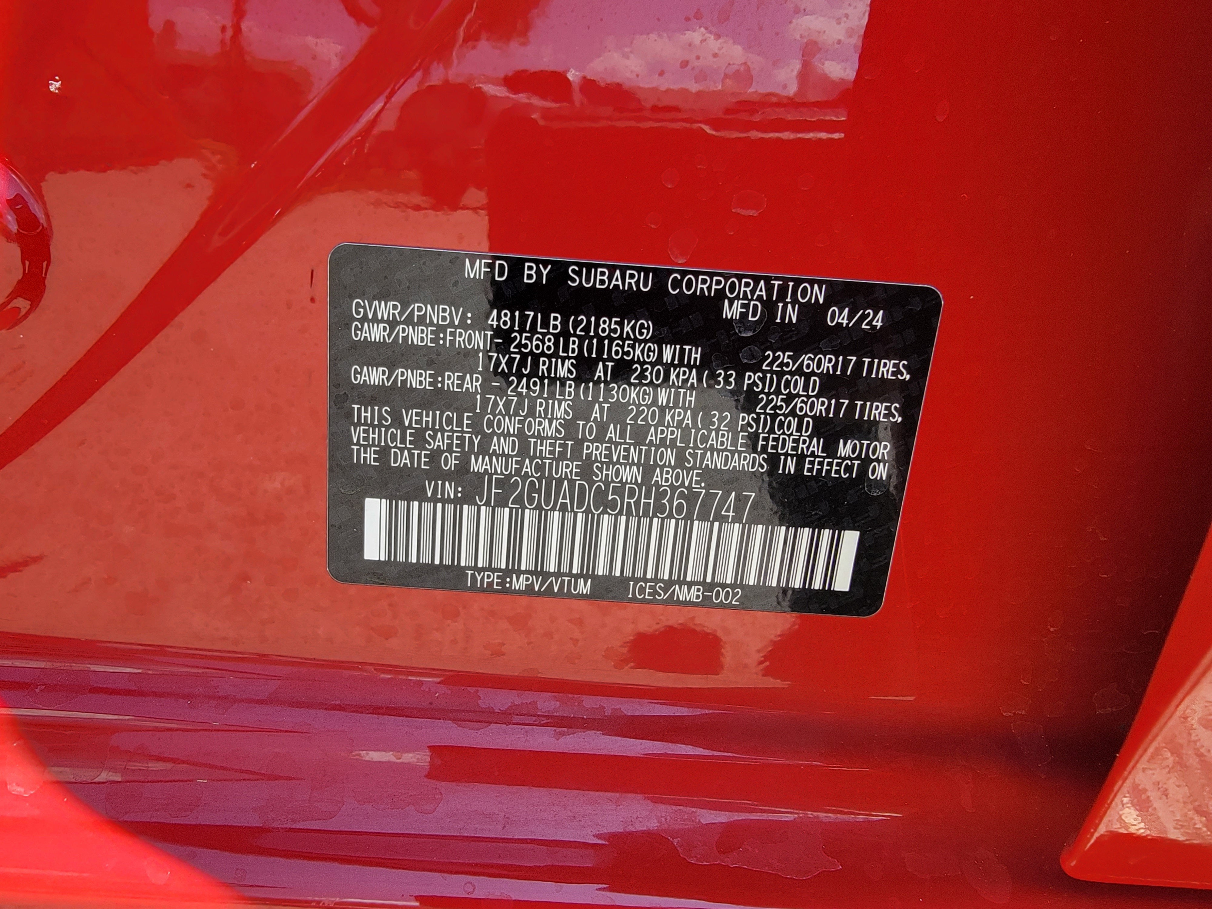 2024 Subaru Crosstrek Premium