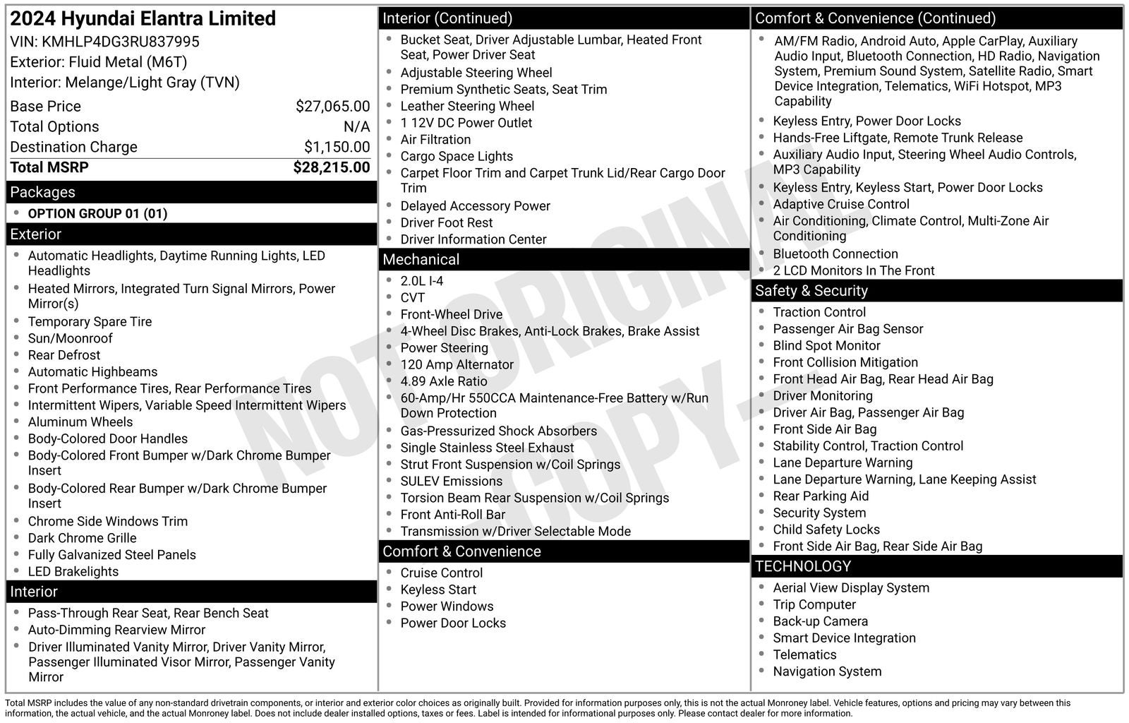 2024 Hyundai Elantra Limited