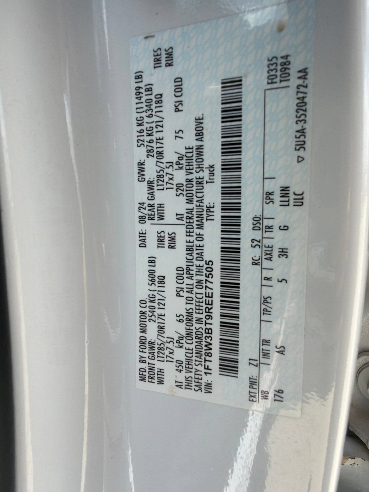 2024 Ford Super Duty F-350 SRW XL