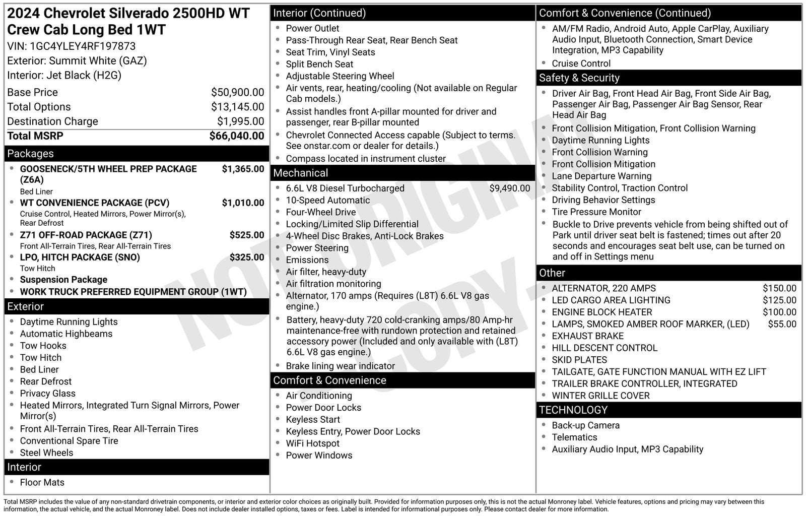 2024 Chevrolet Silverado 2500 HD WT