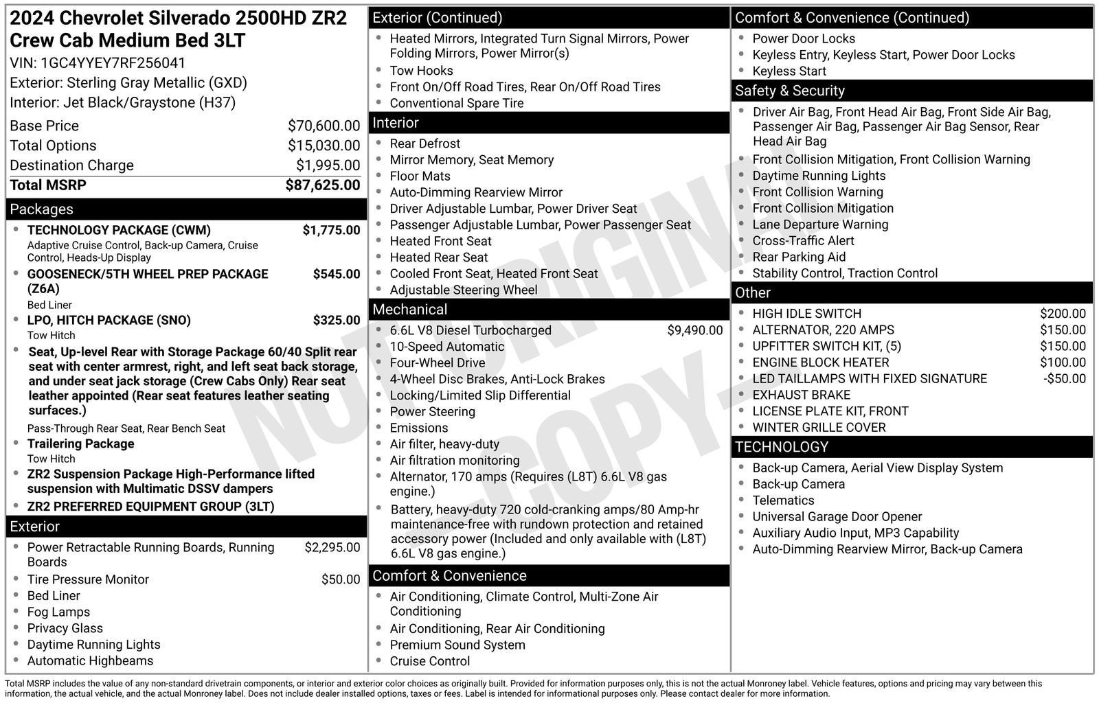 2024 Chevrolet Silverado 2500 HD ZR2