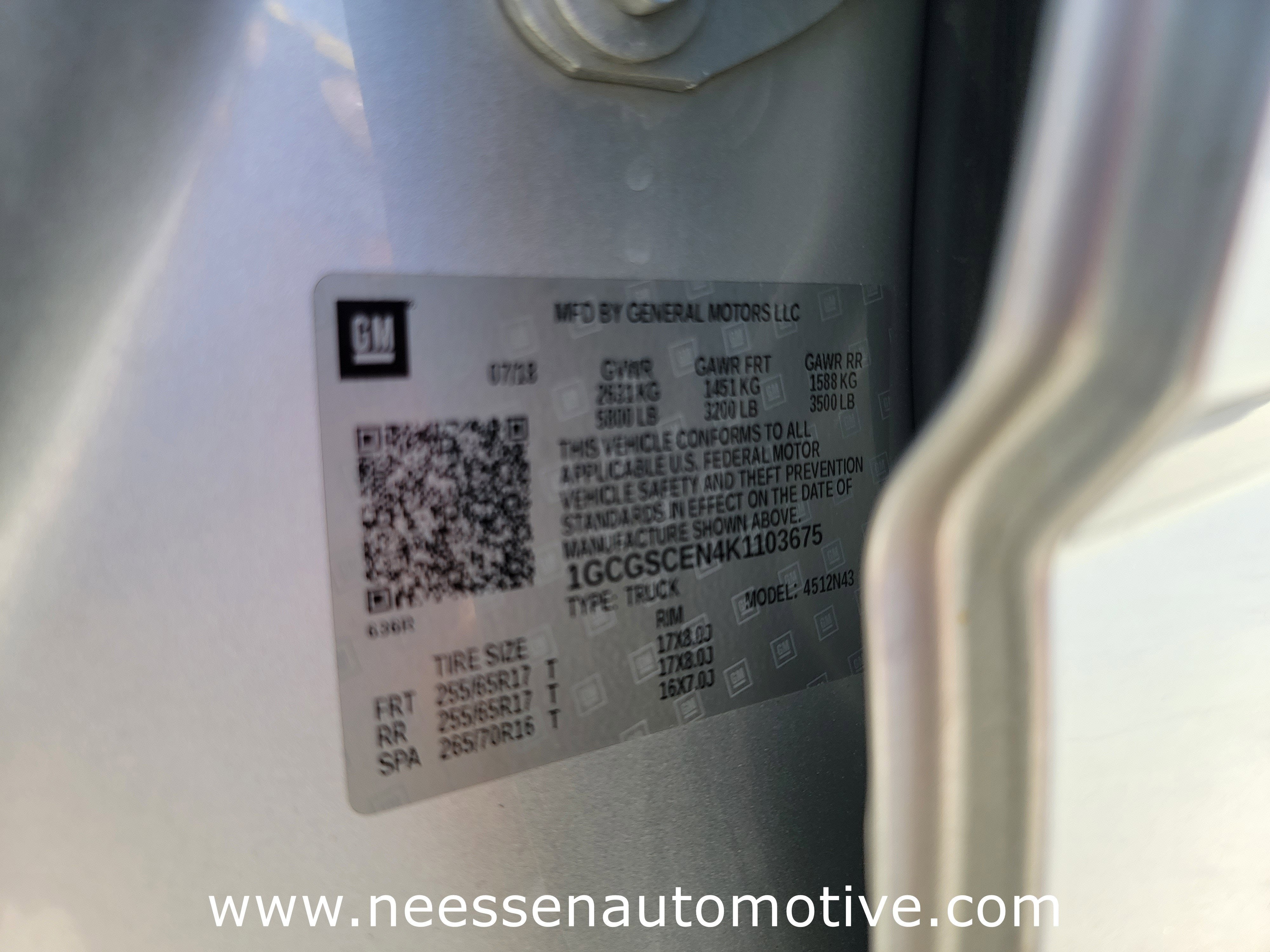 2019 Chevrolet Colorado 2WD LT