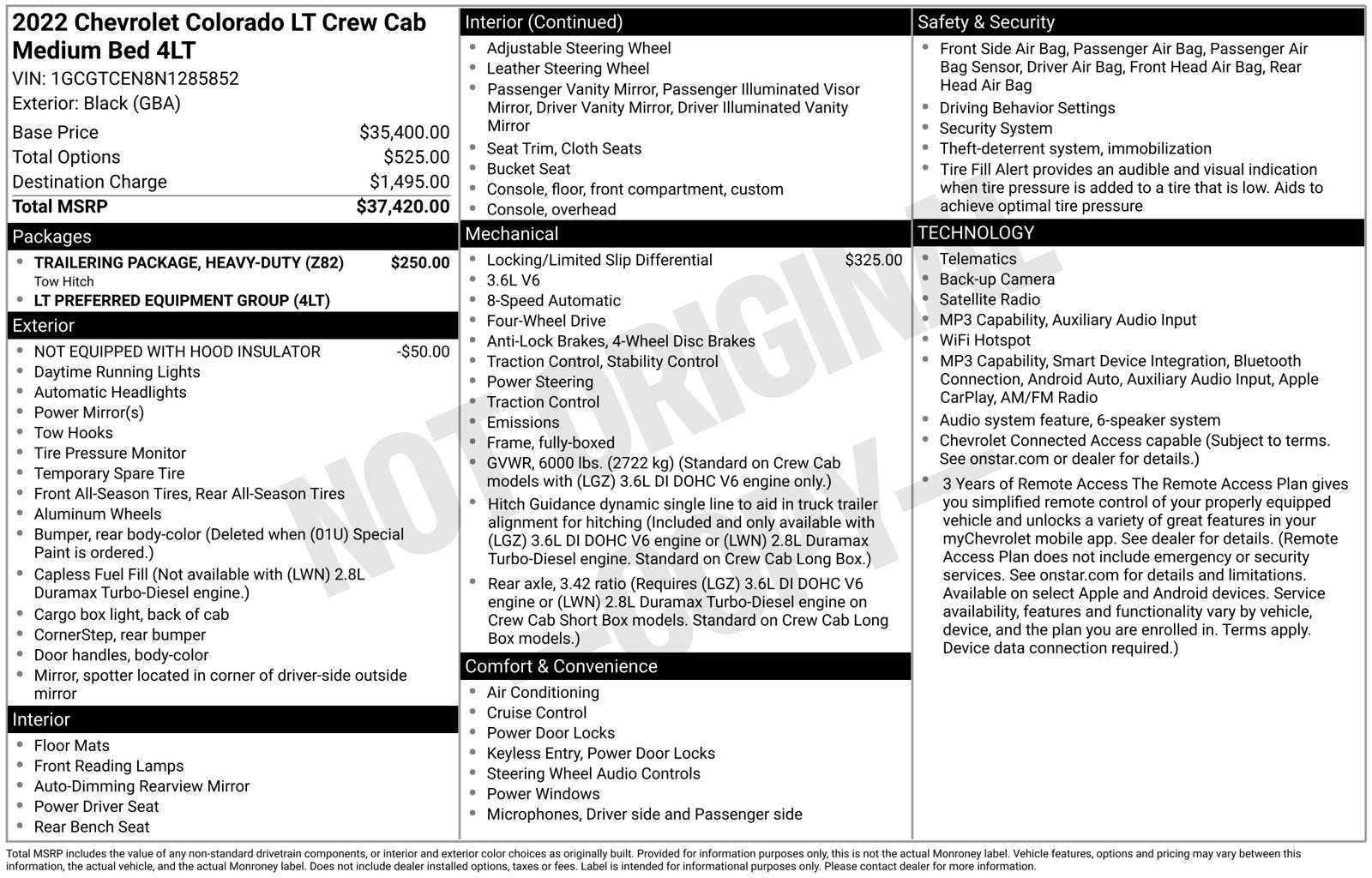 2022 Chevrolet Colorado 4WD LT