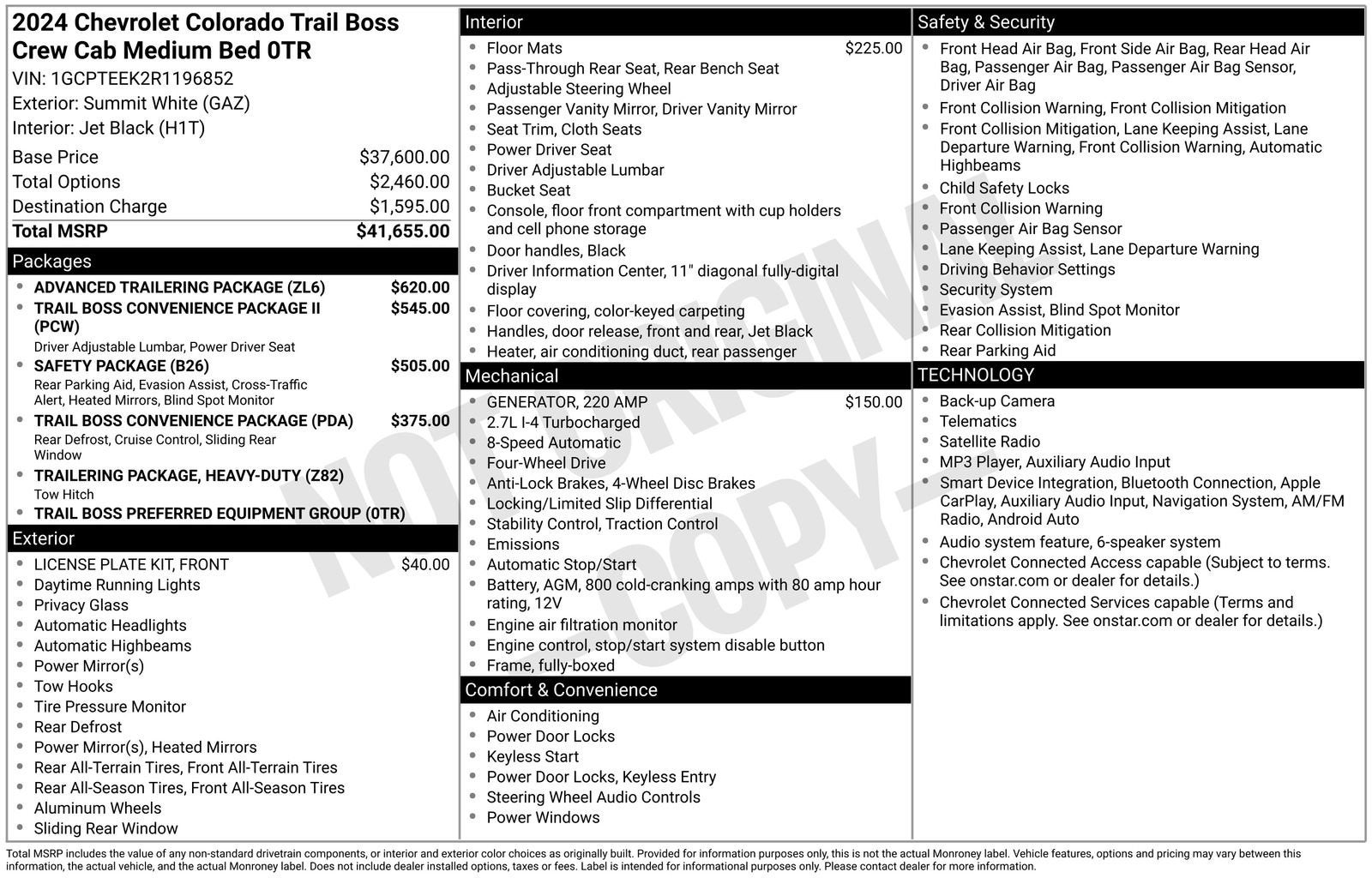 2024 Chevrolet Colorado Trail Boss