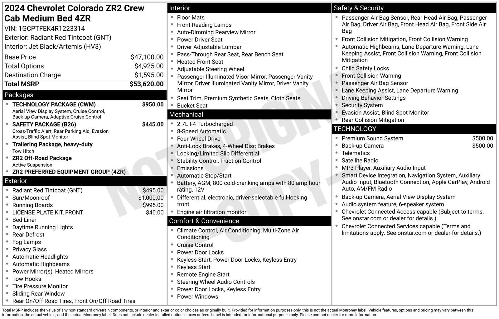 2024 Chevrolet Colorado ZR2