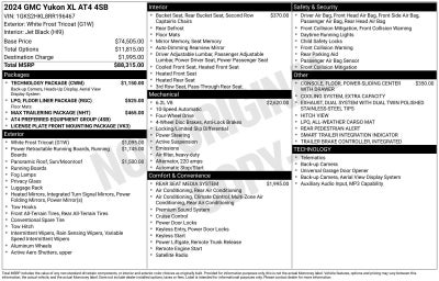 2024 GMC Yukon XL AT4