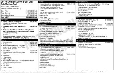 2017 GMC Sierra 2500 HD SLT