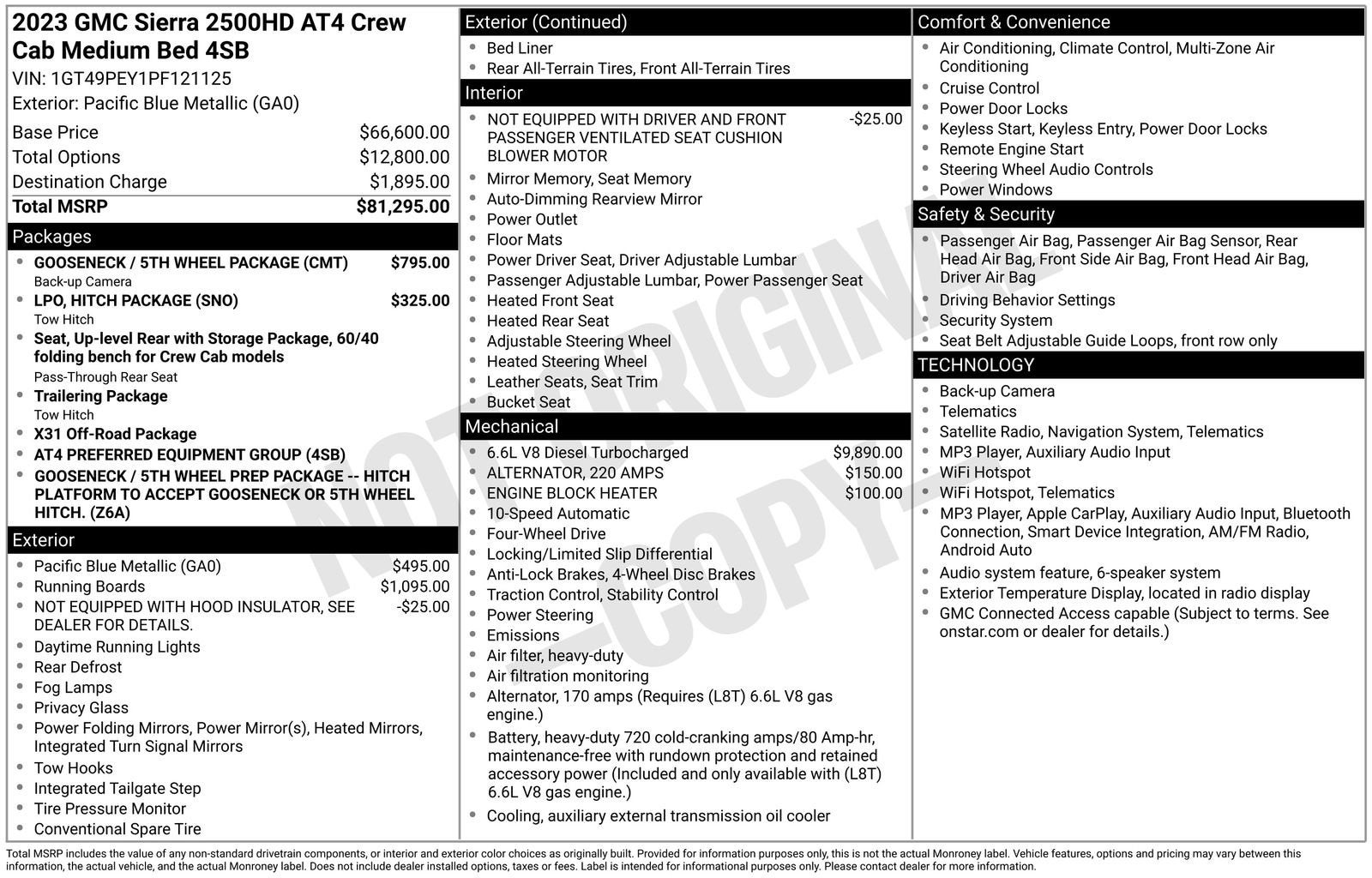 2023 GMC Sierra 2500 HD AT4