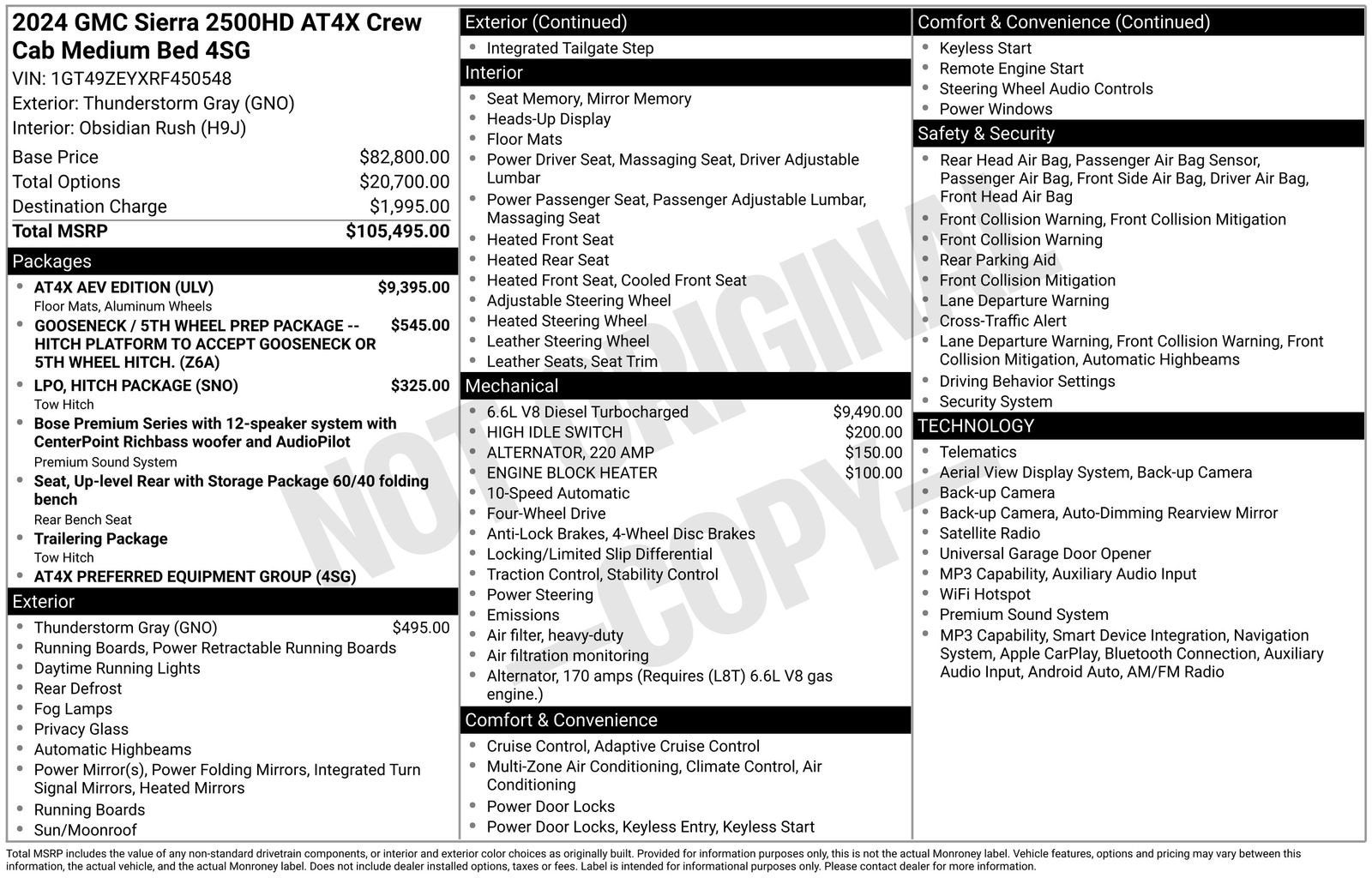 2024 GMC Sierra 2500 HD AT4X