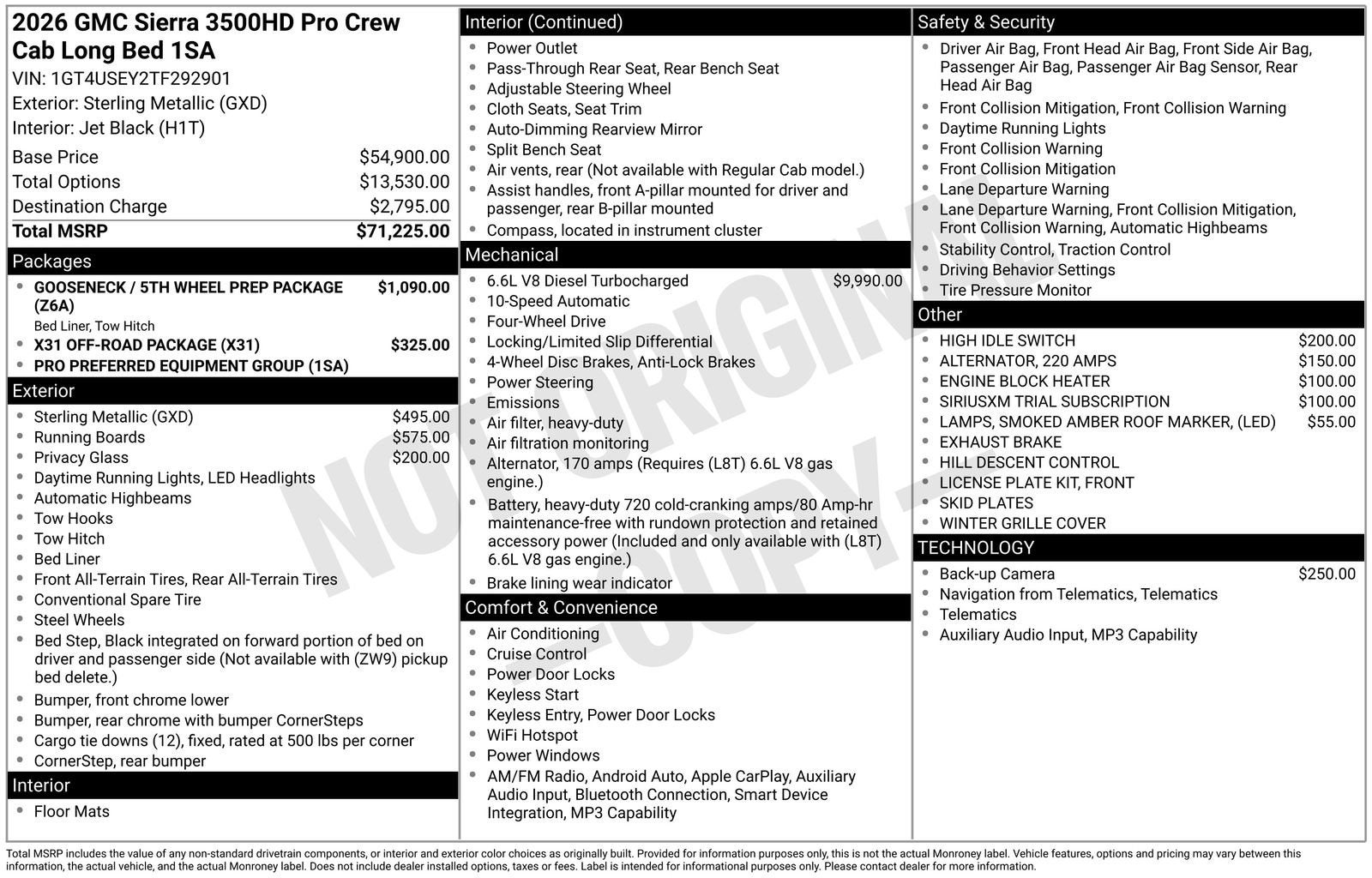 2026 GMC Sierra 3500 HD Pro
