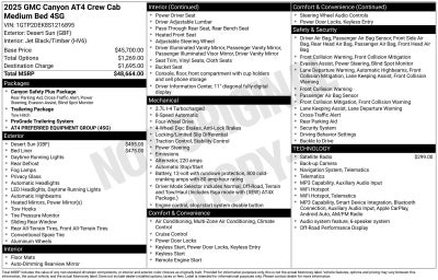 2025 GMC Canyon AT4