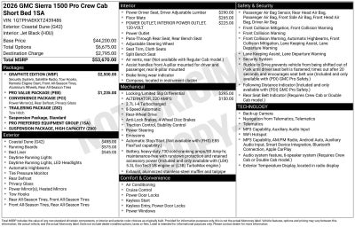 2026 GMC Sierra 1500 Pro