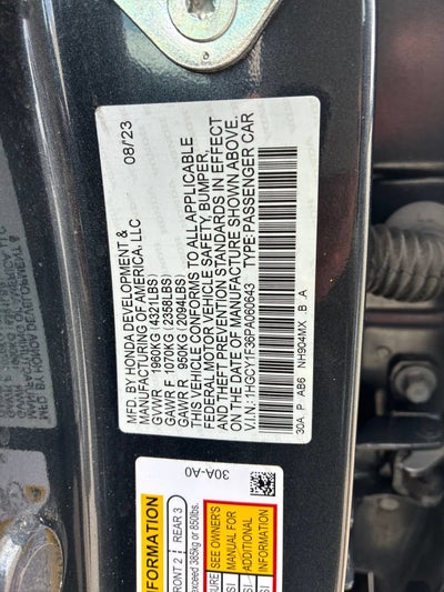 2023 Honda Accord Sedan EX