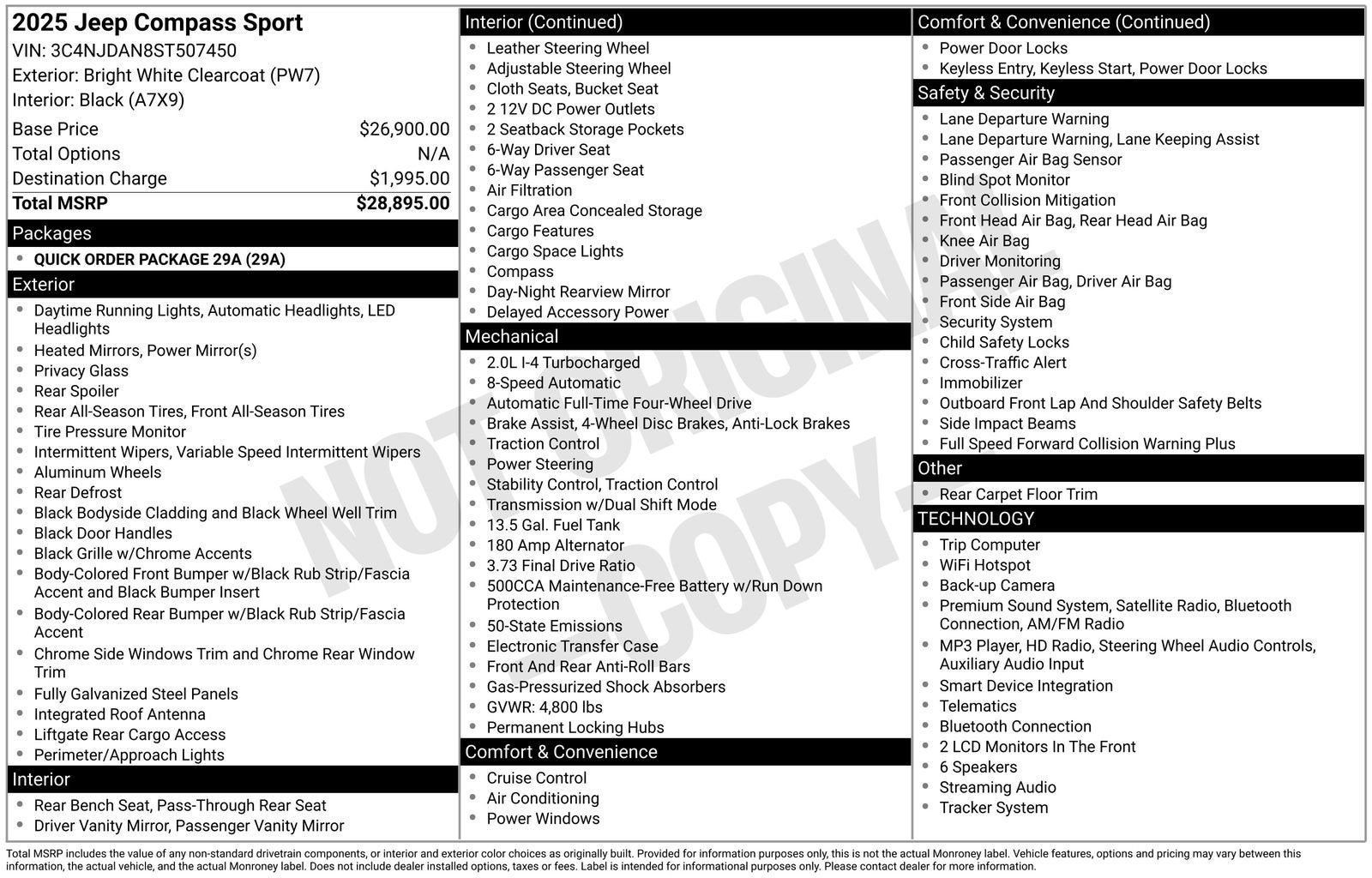 2025 Jeep Compass Sport