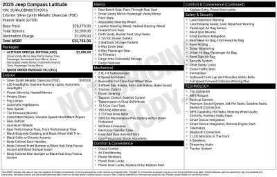 2025 Jeep Compass Latitude