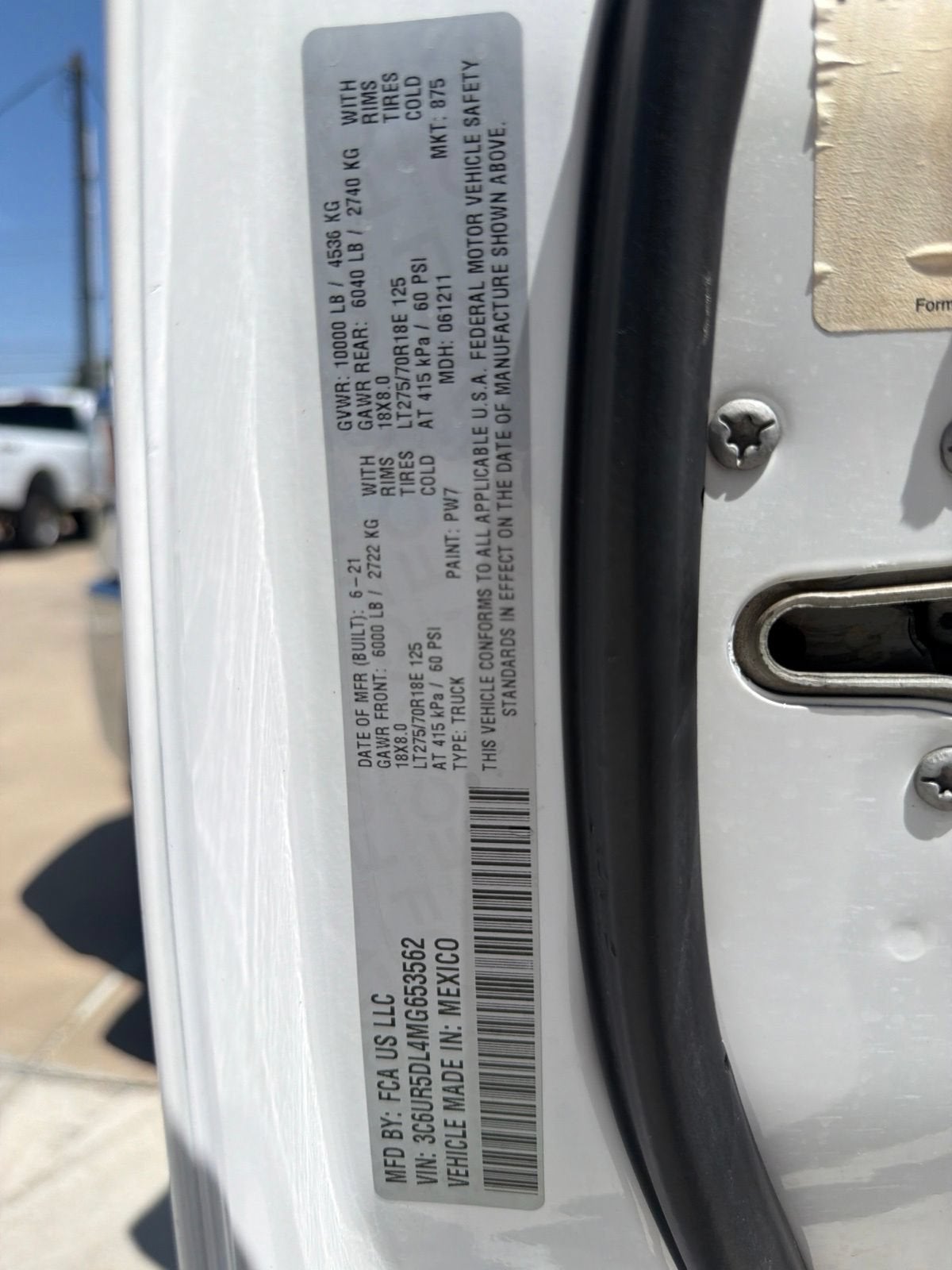 2021 RAM 2500 Big Horn