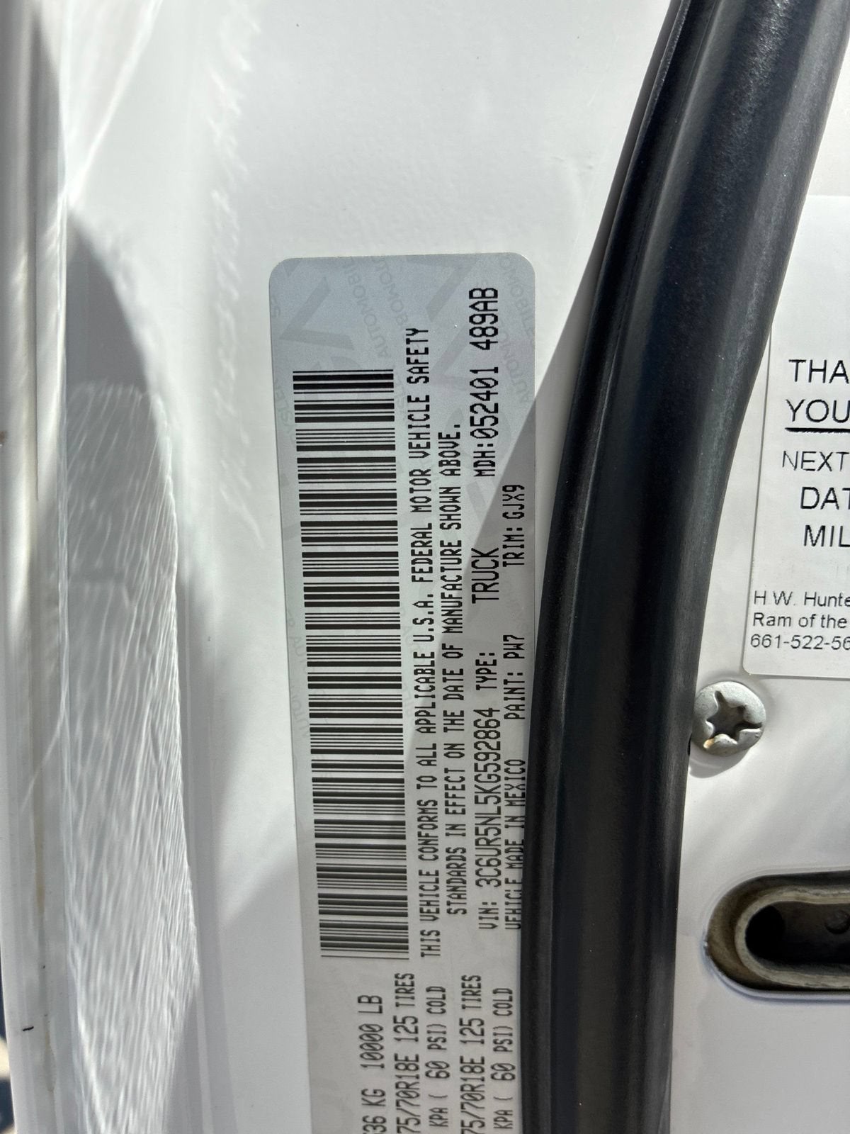 2019 RAM 2500 Laramie