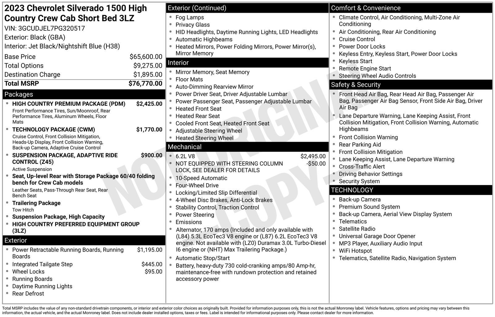 2023 Chevrolet Silverado 1500 High Country