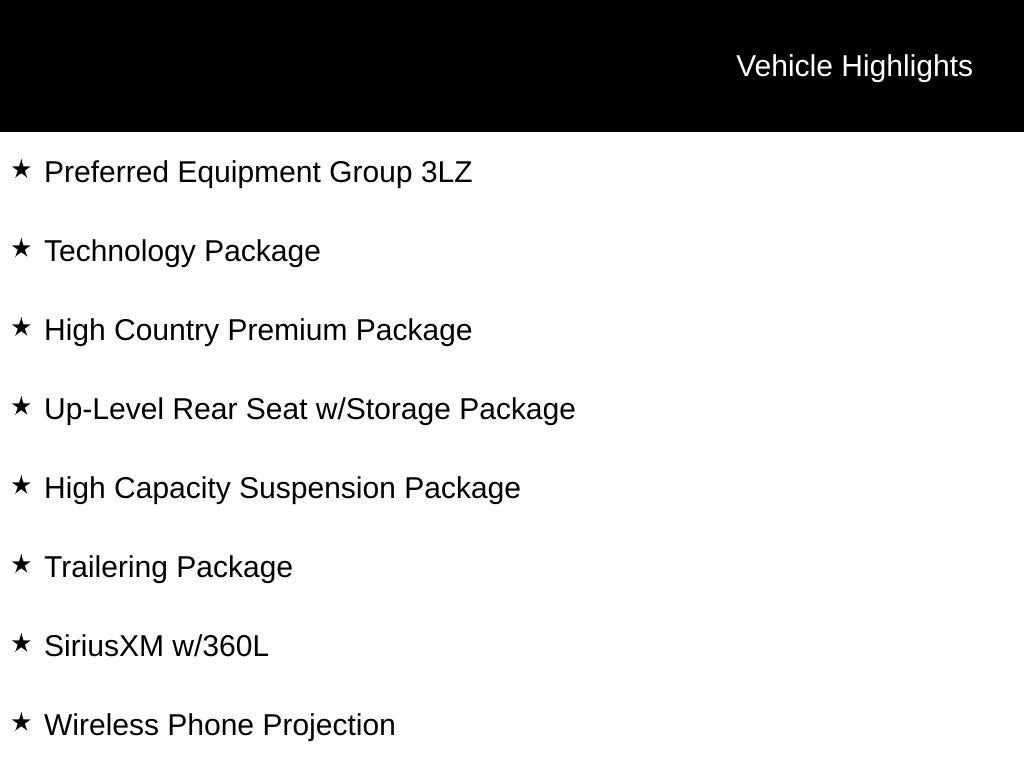 2023 Chevrolet Silverado 1500 High Country