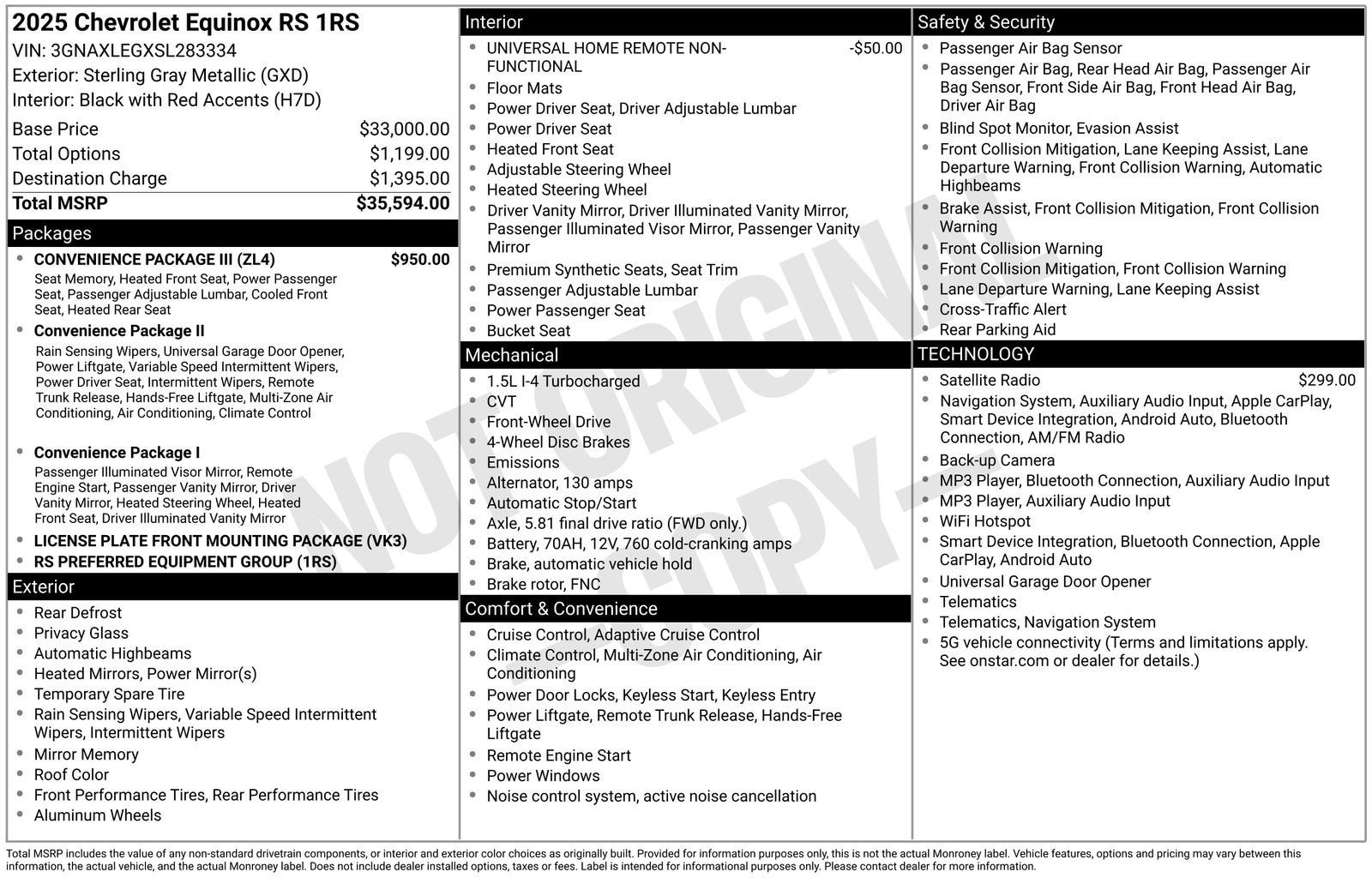 2025 Chevrolet Equinox RS