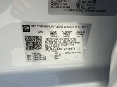 2026 GMC Sierra 1500 AT4X