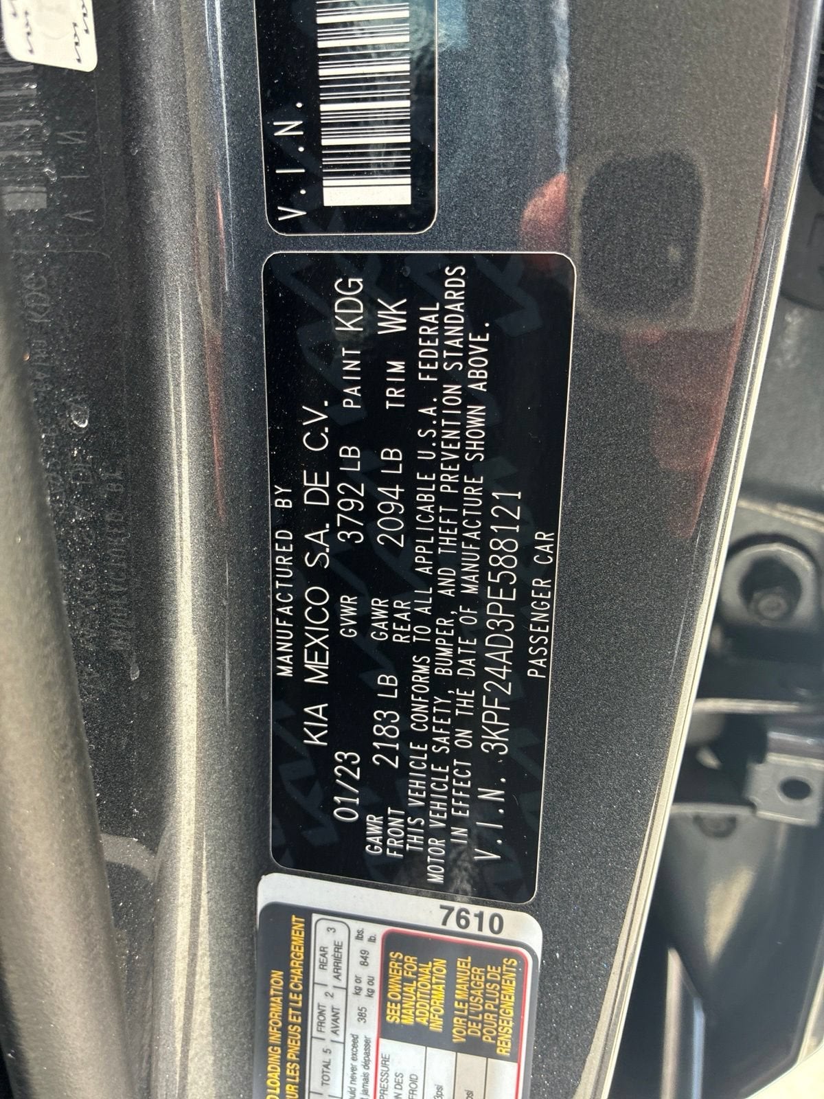 2023 Kia Forte LXS