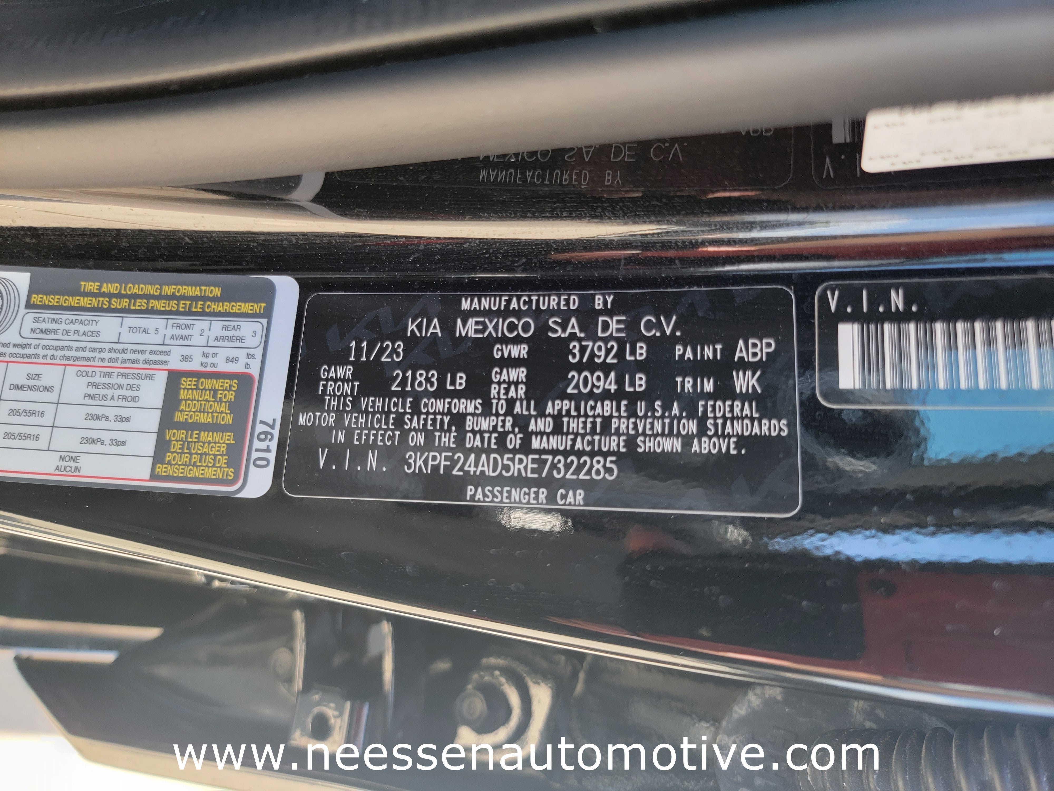 2024 Kia Forte LXS
