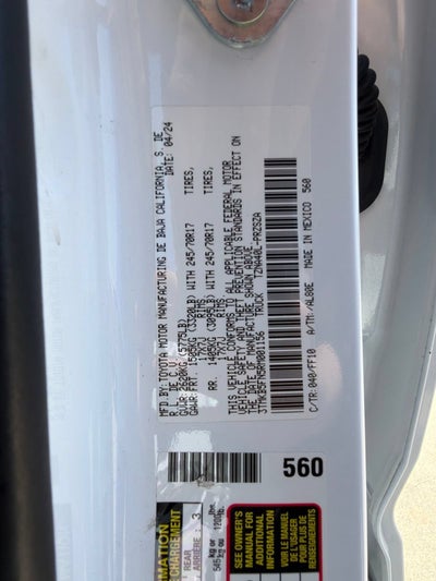 2024 Toyota Tacoma 2WD SR5