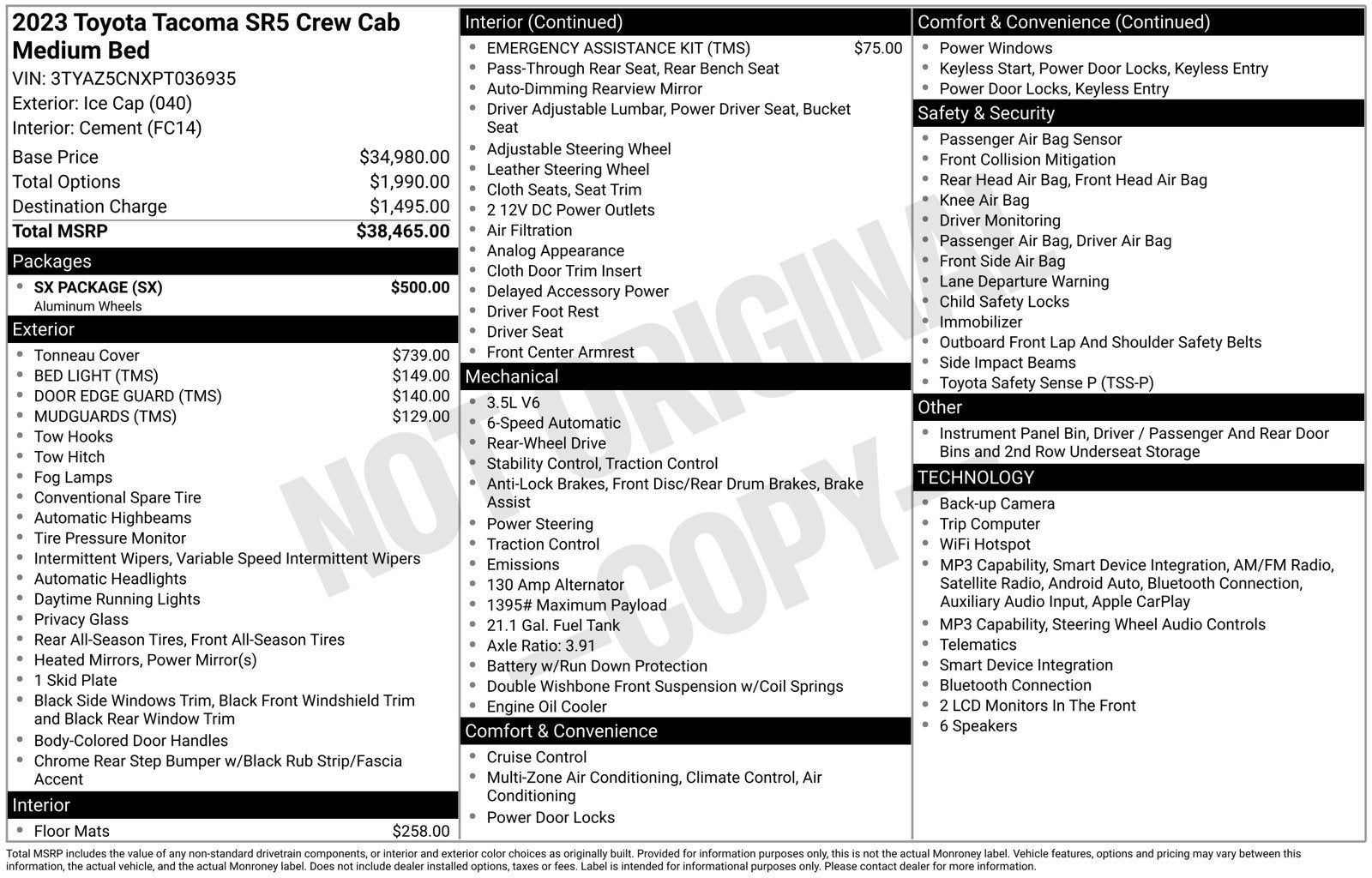 2023 Toyota Tacoma 2WD SR5
