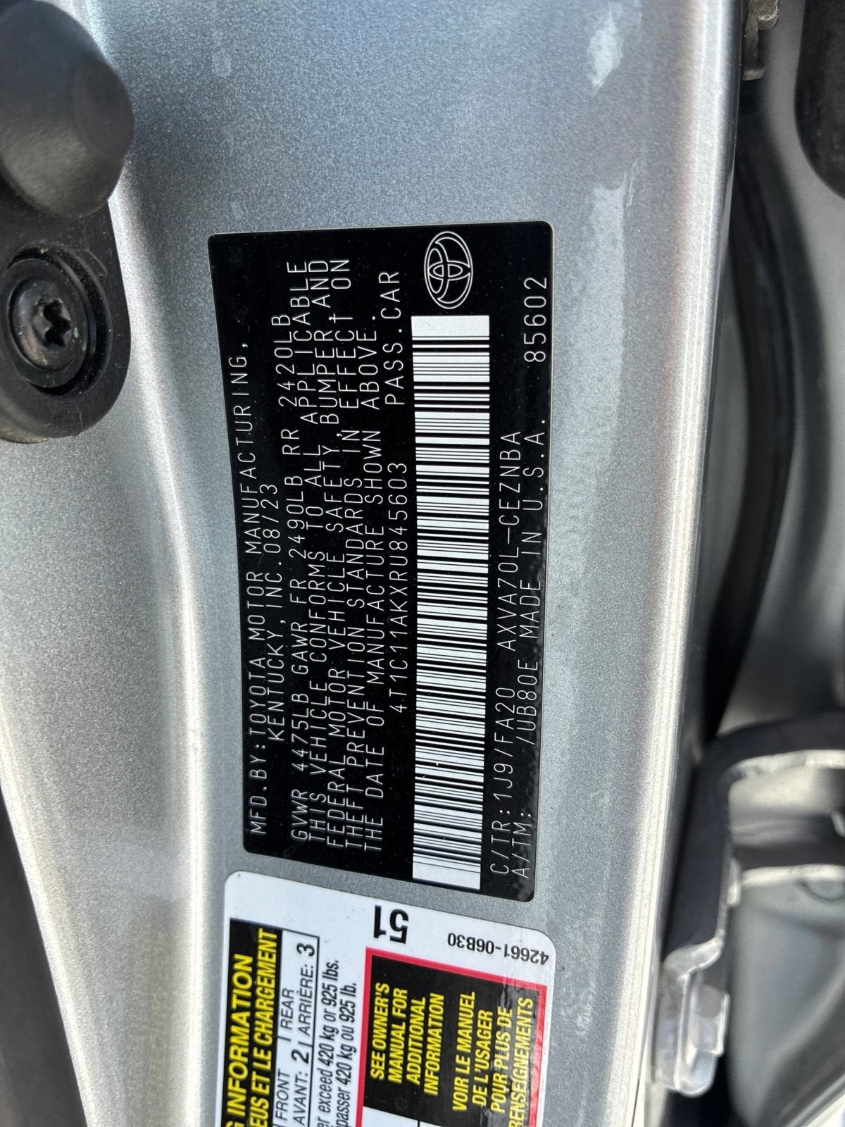 2024 Toyota Camry LE
