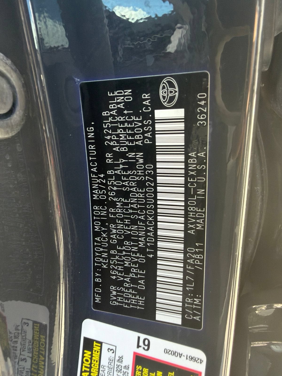 2025 Toyota Camry LE