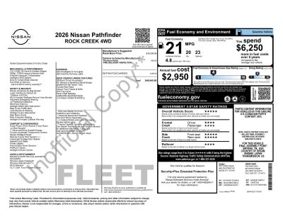 2026 Nissan Pathfinder Rock Creek