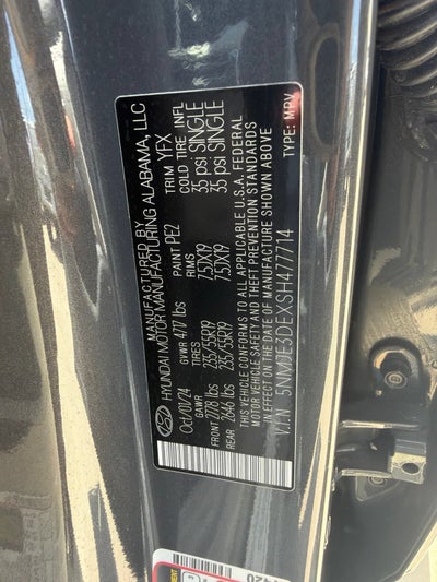 2025 Hyundai Tucson Limited