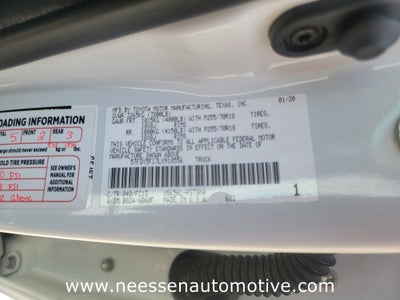 2020 Toyota Tundra 4WD SR5