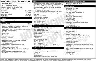 2024 Toyota Tundra 4WD 1794 Edition