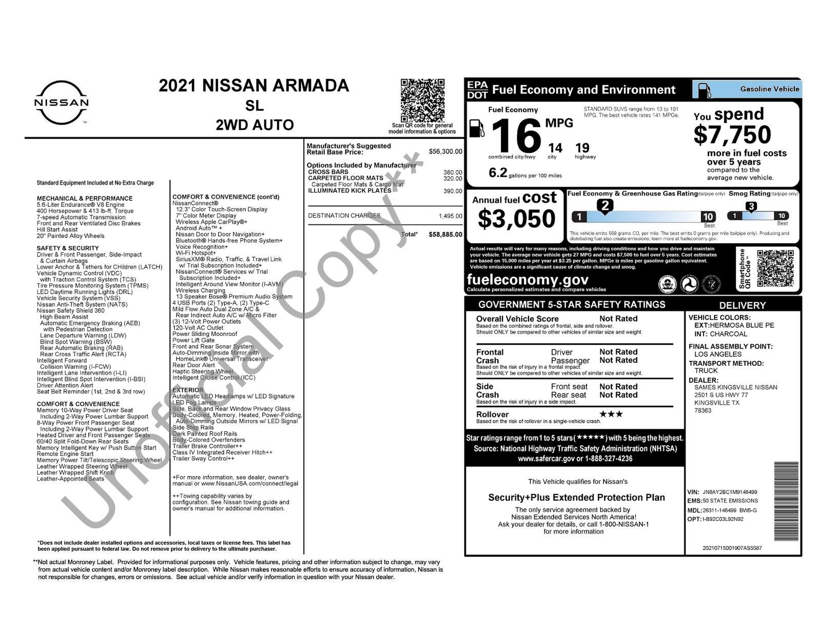2021 Nissan Armada SL