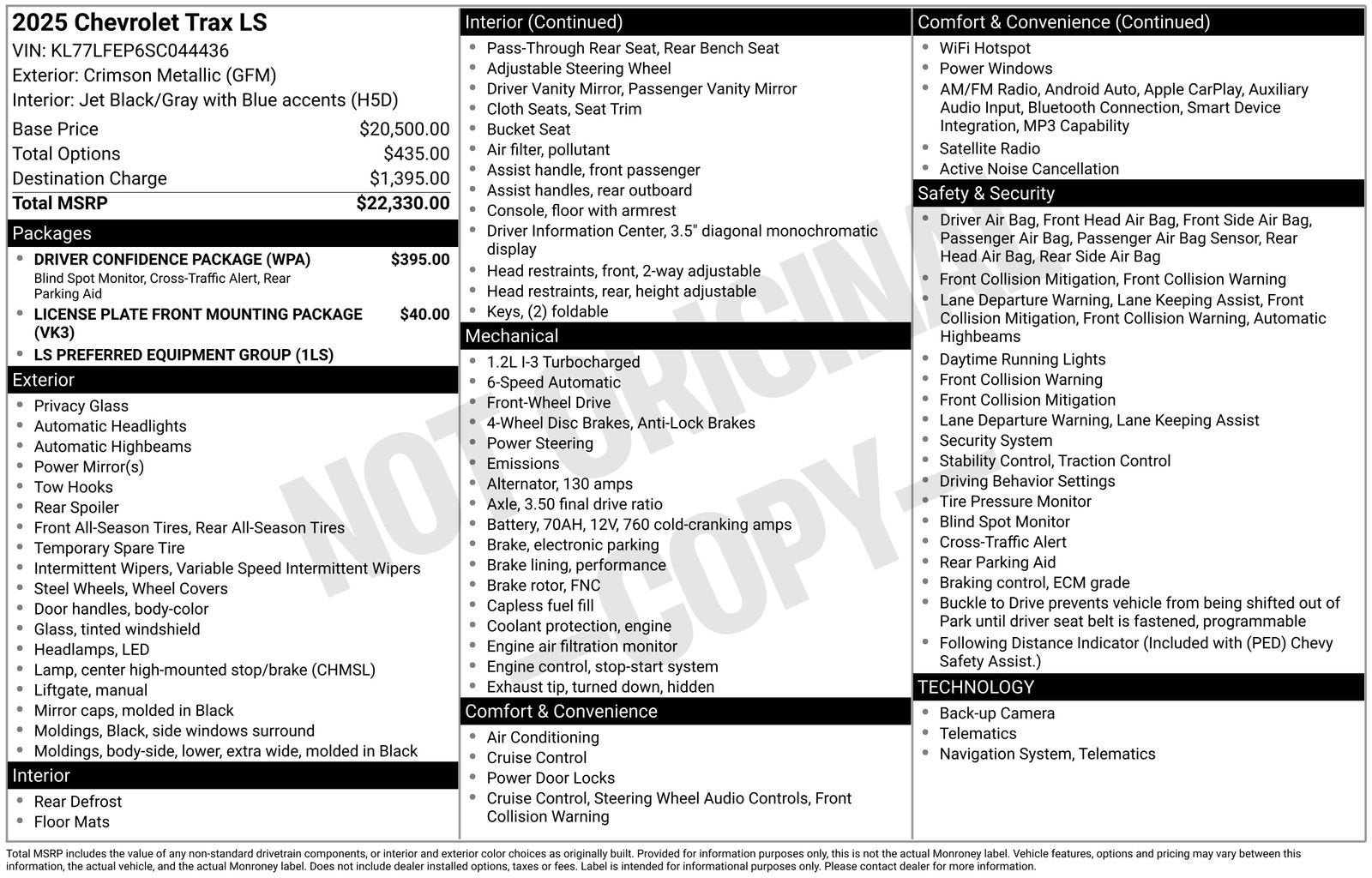 2025 Chevrolet Trax LS