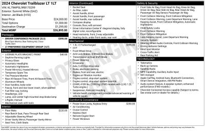 2024 Chevrolet Trailblazer LT