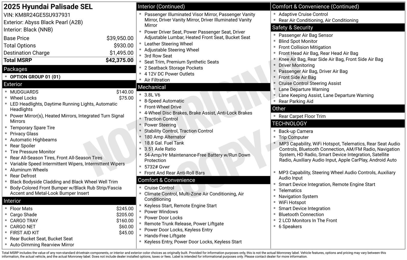 2025 Hyundai Palisade SEL