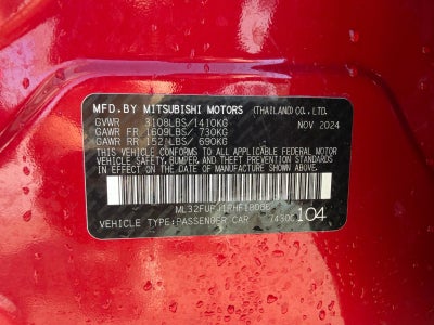 2024 Mitsubishi Mirage G4 ES
