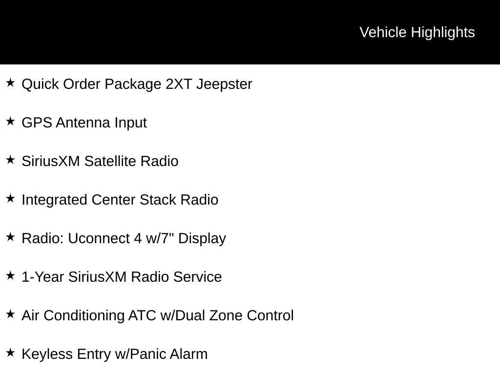 2020 Jeep Renegade Jeepster